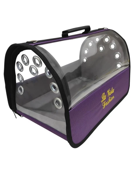 La Vista Lüx Flaybag Kedi, Küçük Köpek Taşıma Çantası 43-26-27Cm 1300Gr MOR ürün görseli 1
