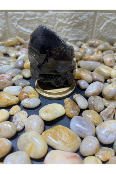 gemsartdeco Stantlı Morion Doğaltaş - Resim 5