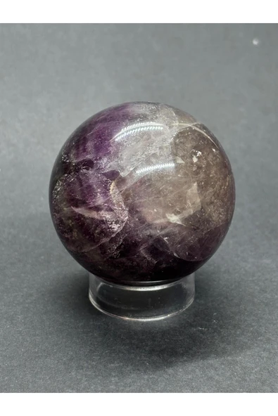 gemsartdeco GÖKKUŞAĞI FLORİT KÜRE DOĞALTAŞ - Resim 2