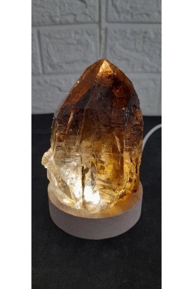 gemsartdeco Dumanlı kuvars doğal taş lamba radyasyonsavar ürün görseli 1