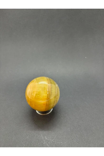 gemsartdeco SARI FLORİT KÜRE DOĞALTAŞ - Resim 4