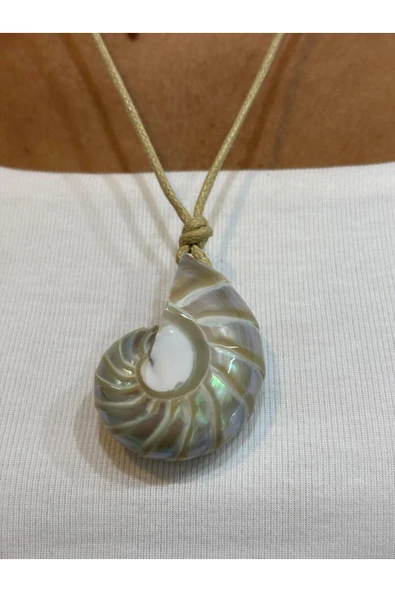 gemsartdeco NATULIS ÇİZGİLİ KOLYE ürün görseli