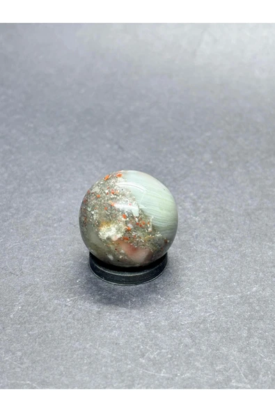 gemsartdeco KAN TAŞI DOĞALTAŞ KÜRE - Resim 2