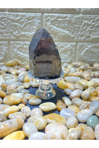 gemsartdeco Morion Doğaltaş Stantlı - Resim 2