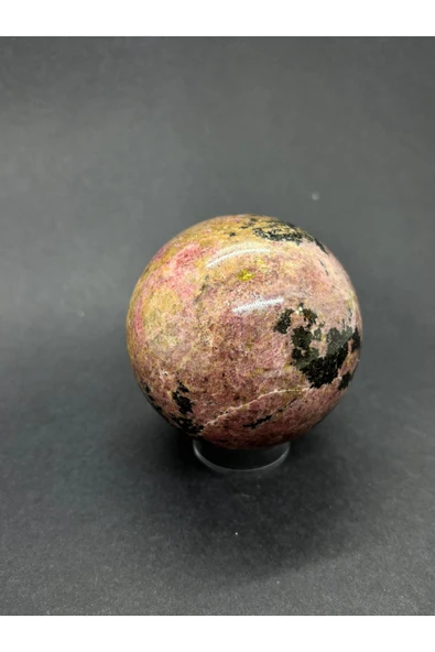 gemsartdeco RODONİT KÜRE DOĞALTAŞ - Resim 3