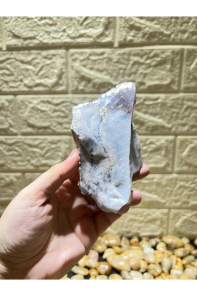 gemsartdeco Mavi Kalsedon Doğaltaş - Resim 4