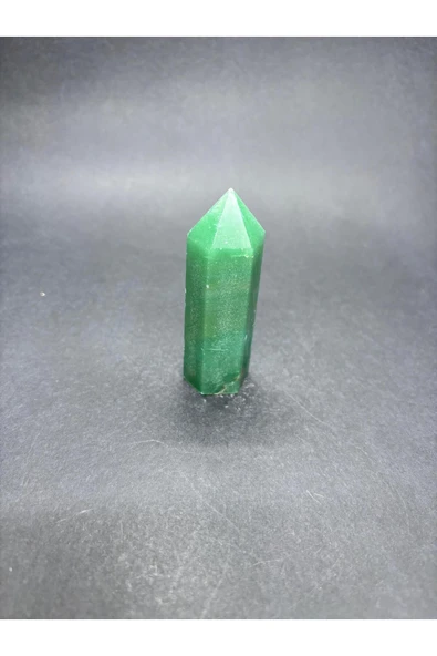 gemsartdeco YEŞİL AVENTURİN ŞANS BEREKET KULE DOĞALTAŞ - Resim 4