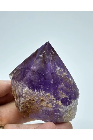 gemsartdeco BREZİLYA AMETİST DOĞALTAŞ BÜYÜK DİKİT - Resim 6