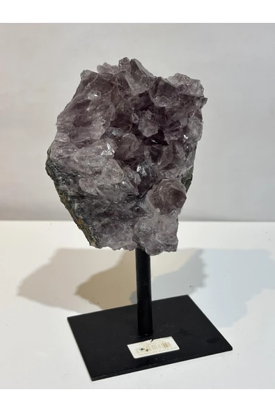 gemsartdeco BREZİLYA AMETİST DOĞALTAŞ SİYAH DEMİR STANTLI ürün görseli