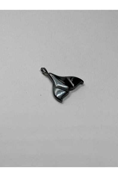 gemsartdeco HEMATİT DOĞALTAŞ KOLYE UCU BALIK KUYRUĞU ürün görseli