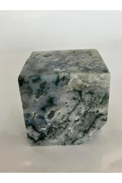 gemsartdeco MOSS AGAT DOĞALTAŞ KÜP 5,5 CM - Resim 2