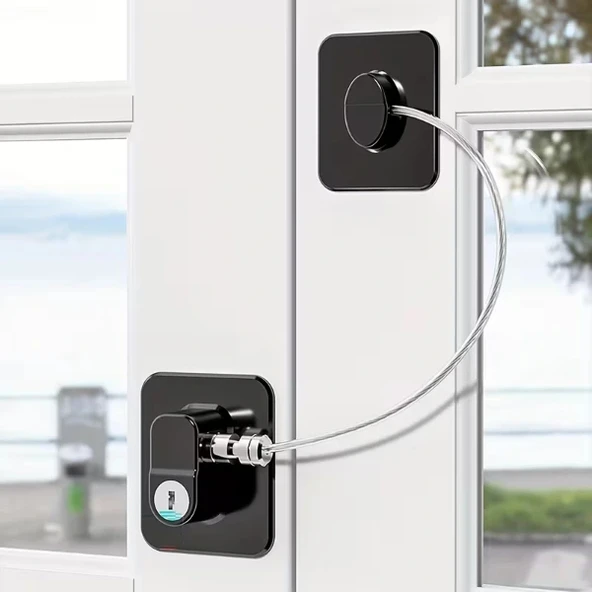 MDB Siyah Plaka Halatlı Emniyet Kilidi ürün görseli 1