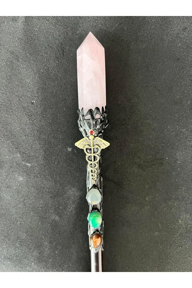 gemsartdeco Pembe Kuvars Asa - Resim 3