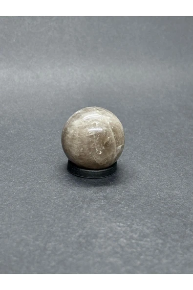 gemsartdeco DUMANLI KUVARS KÜRE DOĞALTAŞ - Resim 3