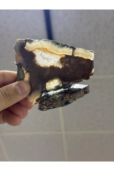 gemsartdeco Yosunlu Akik Doğaltaş - Resim 2