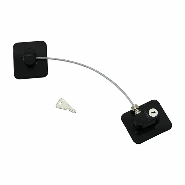 MDB Siyah Plaka Halatlı Emniyet Kilidi - Resim 4