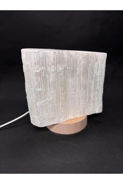 gemsartdeco Selenit Doğaltaş Lamba - Resim 2