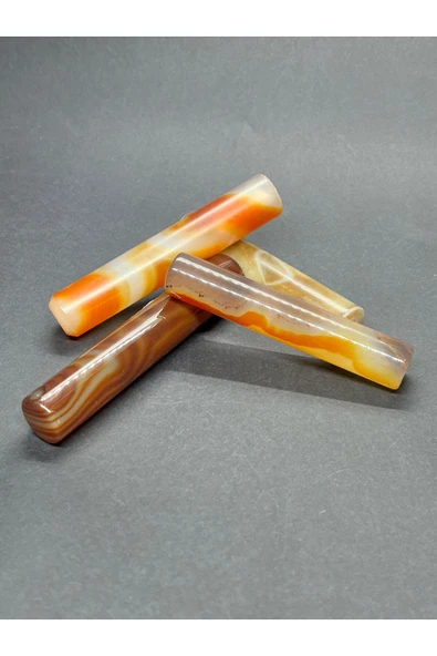 gemsartdeco AKİK DOĞALTAŞ AYAK MASAJ TAŞI - Resim 4