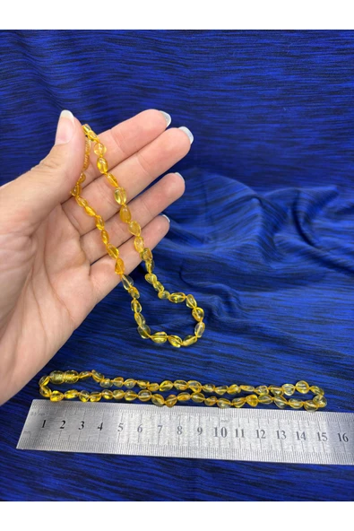 gemsartdeco KEHRİBAR KOLYE BEBEK - Resim 3