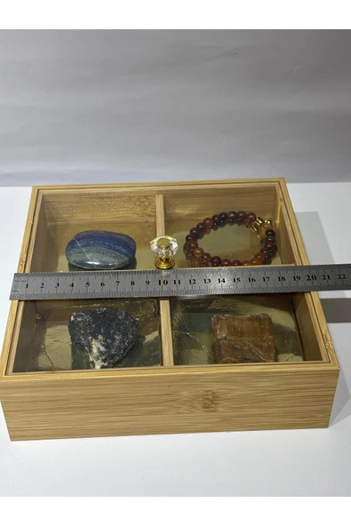 gemsartdeco BOĞA BURCU DOĞALTAŞLARI ÖZEL KUTULU - Resim 5