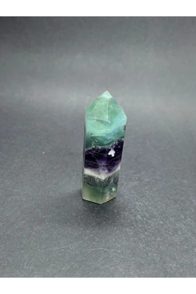 gemsartdeco FLORİT KAZIK UÇLU DOĞALTAŞ KULE - Resim 4