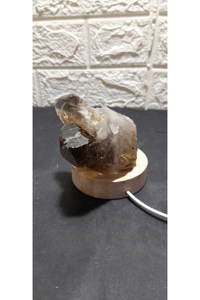 gemsartdeco Dumanlı kuvars lamba radyasyonsavar - Resim 4