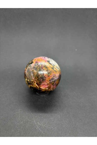 gemsartdeco RODONİT KÜRE DOĞALTAŞ - Resim 3