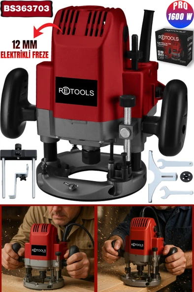 RETOOLS BORDO 12 MM ÇİFT KOLLU FREZE ürün görseli 1