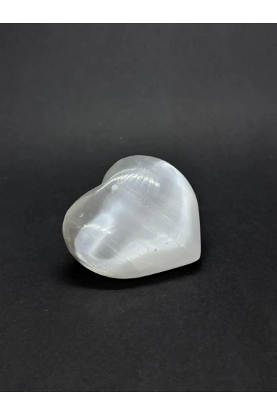 gemsartdeco SELENİT KALP PALMSTONE DOĞALTAŞ - Resim 4