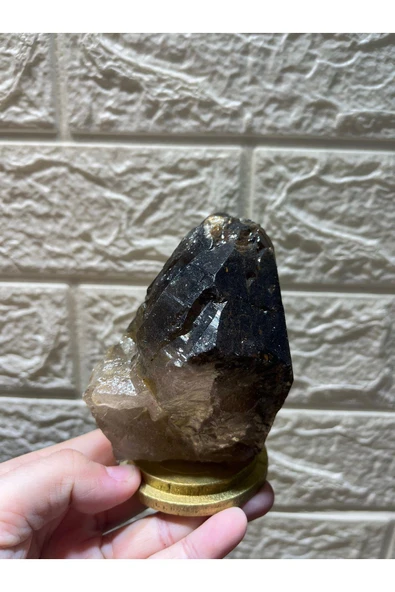 gemsartdeco Stantlı Morion Doğaltaş ürün görseli 1