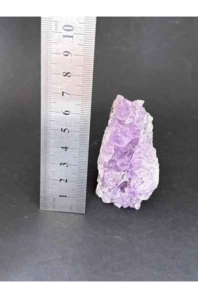 gemsartdeco BREZİLYA AMETİST DOĞALTAŞ JEOT 1 ADET - Resim 5