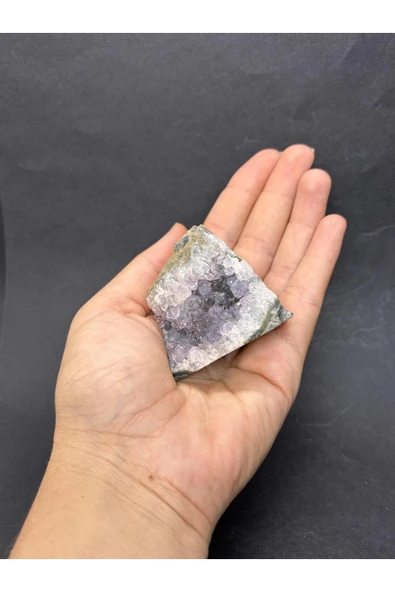 gemsartdeco BREZİLYA AMETİST DOĞALTAŞ JEOT 1 ADET - Resim 3