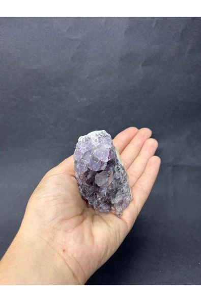 gemsartdeco BREZİLYA AMETİST DOĞALTAŞ JEOT 1 ADET - Resim 3