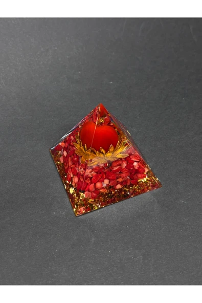 gemsartdeco ÇİLEK KUVARS ENERJİ ORGONİTİ - Resim 3