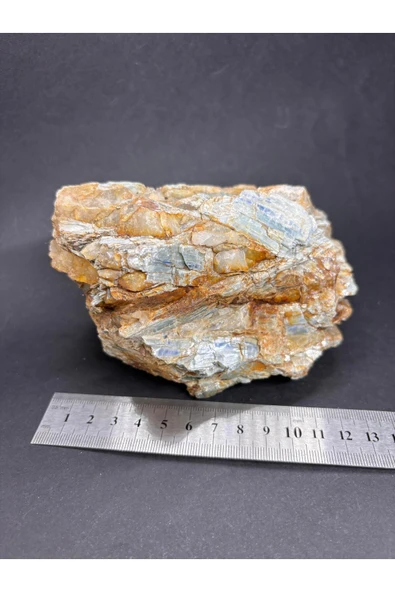 gemsartdeco MAVİ KYANİT DOĞALTAŞ - Resim 4