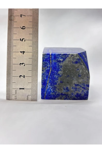 gemsartdeco LAPİS LAZULİ BÜYÜK KÜP OBJE - Resim 6