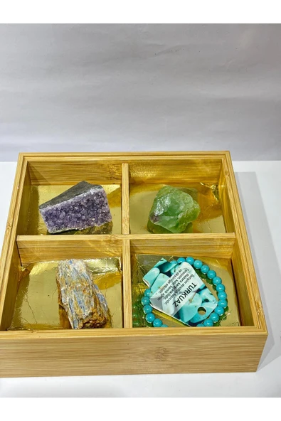 gemsartdeco BALIK BURCU DOĞALTAŞLARI ÖZEL KUTULU - Resim 3