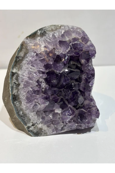 gemsartdeco BREZİLYA AMETİST DOĞALTAŞ JEOT POLİSAJLI EX QUALITY - Resim 4