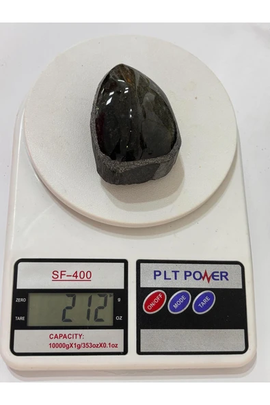 gemsartdeco GÖZ OBSİDYEN GOLD XXL BOY - Resim 6