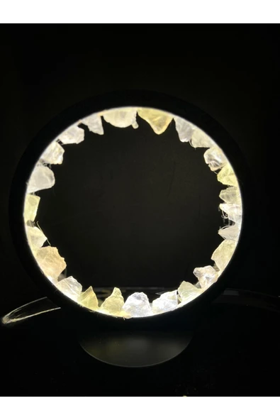gemsartdeco KRİSTAL KUVARS ZEN ÇEMBERİ LAMBA ürün görseli