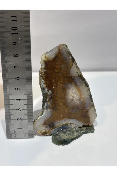 gemsartdeco Yosunlu Akik Doğaltaş - Resim 3