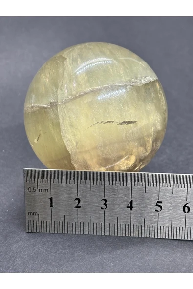 gemsartdeco SİTRİN KÜRE DOĞALTAŞ - Resim 7