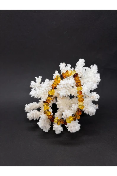 gemsartdeco KEHRİBAR BİLEKLİK KADIN - Resim 2