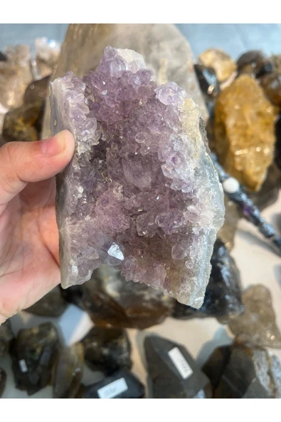gemsartdeco Brezilya Ametist Doğaltaş - Resim 3