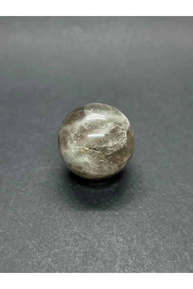 gemsartdeco DUMANLI KUVARS KÜRE DOĞALTAŞ - Resim 3