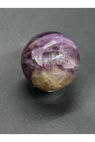 gemsartdeco AMETİST KÜRE DOĞALTAŞ - Resim 5