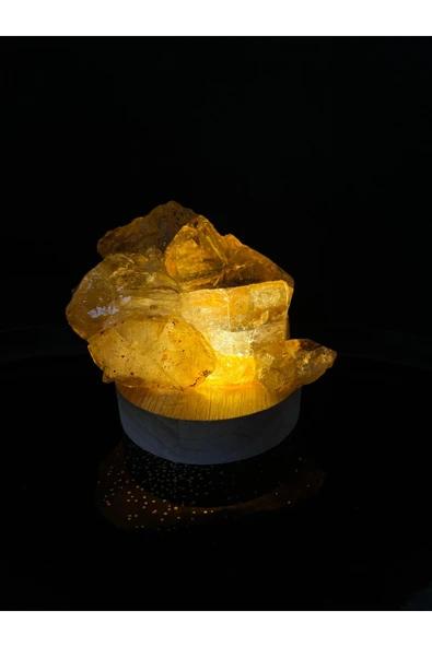 gemsartdeco KUVARS SİTRİN LAMBA ürün görseli