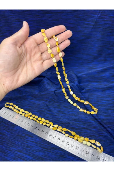 gemsartdeco DAMLA KEHRİBAR KOLYE - Resim 3