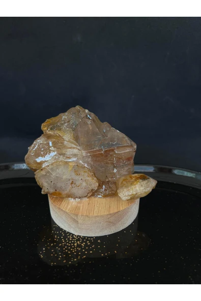 gemsartdeco KUVARS SİTRİN LAMBA - Resim 3