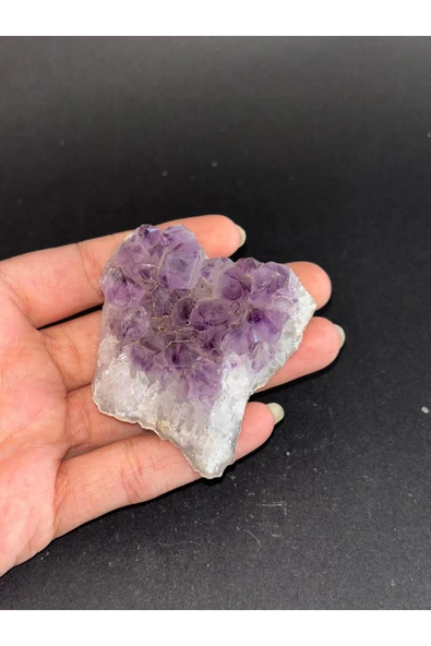 gemsartdeco BREZİLYA AMETİST DOĞALTAŞ 1 ADET - Resim 4